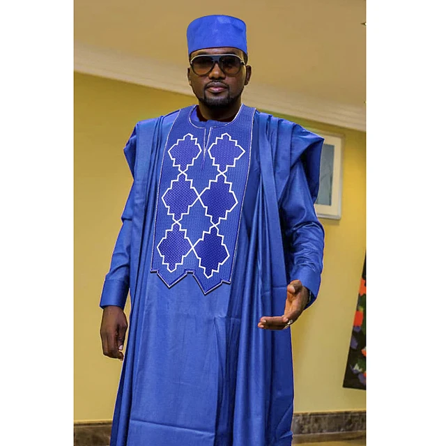 Mustapha Embroidered Agbada Outfit