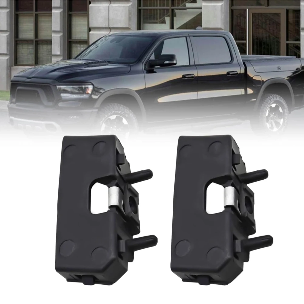 

1 пара, передний бампер, верхняя крышка, внешний кронштейн крепления, совместимый с Ram 1500 2009-2020, заменяет 55277480AD 55277481AD