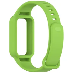 Enhanced Protective Strap Case for Smart Fitness Bands - Universal Watchband Cover and Accessories (Fluorescent green)