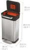 Joseph Joseph Intelligent Waste Titan Trash Can Compactor with Odor Filter, Holds Up to 90L After Compaction Stainless Steel 30L 2