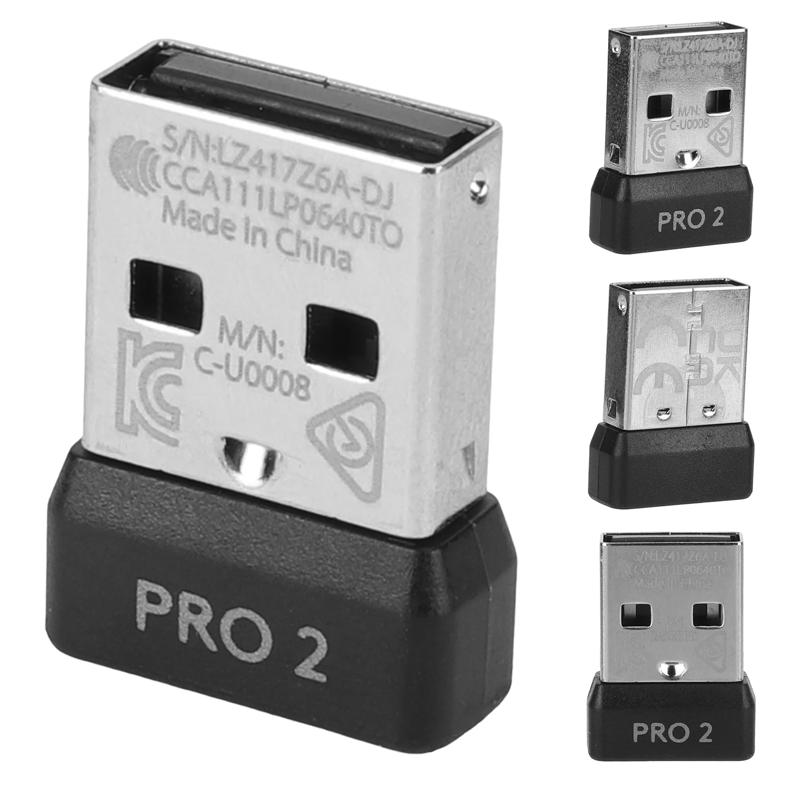 PRO 2/PRO X 2 DEX/PRO X 2c 마우스 수신기 USB 동글 플러그 어댑터 무선 게임용 마우스 페어링 간편한 교체 액세서리