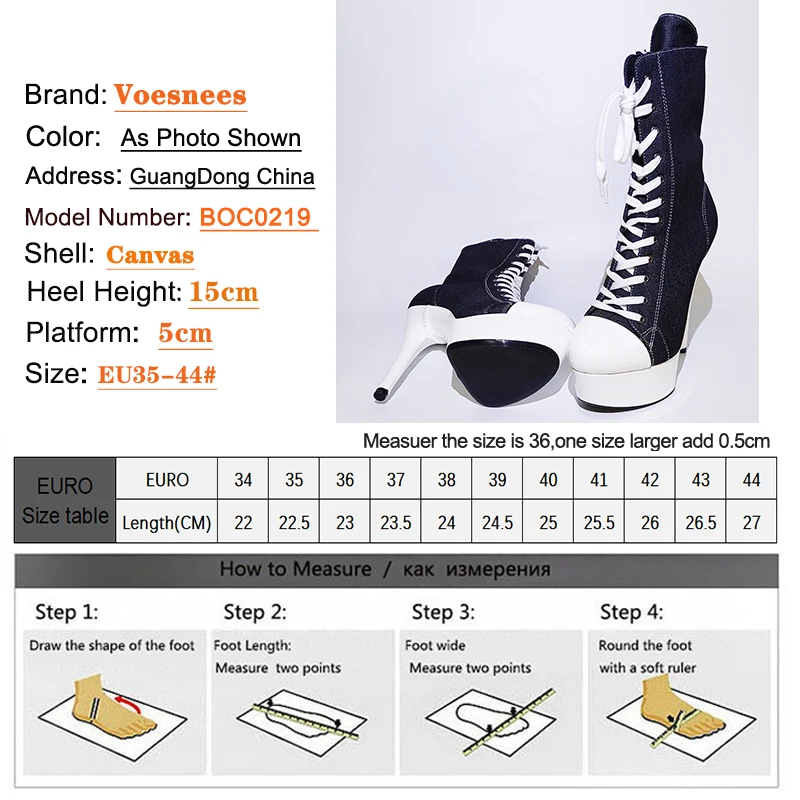 2023 Autumn Women's Boots Shoes Strip Pole Dance Round ZIPPER oe High Platform Shoes Canvas Thin Heels Strappy 15cm Ankle Boots