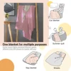 Angel Dust And Fat Nugget Hazbin:Pink:Hotels Blanket Style Home Textile Flannel Soft Throw Blanket Bedding Sofa Cover for Kids 6