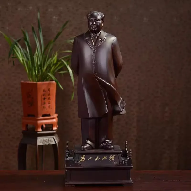 African Blackwood Sculpture Handcarved Rosewood Statue Office Desk Decor | Business Gift Art Craft