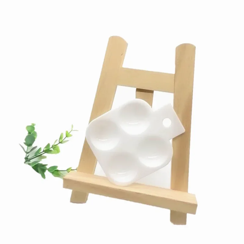 Triangle Display Stand Original Head Art Painting Easel Tablet Mobile Phone Stand Wooden Material Office School Supplies