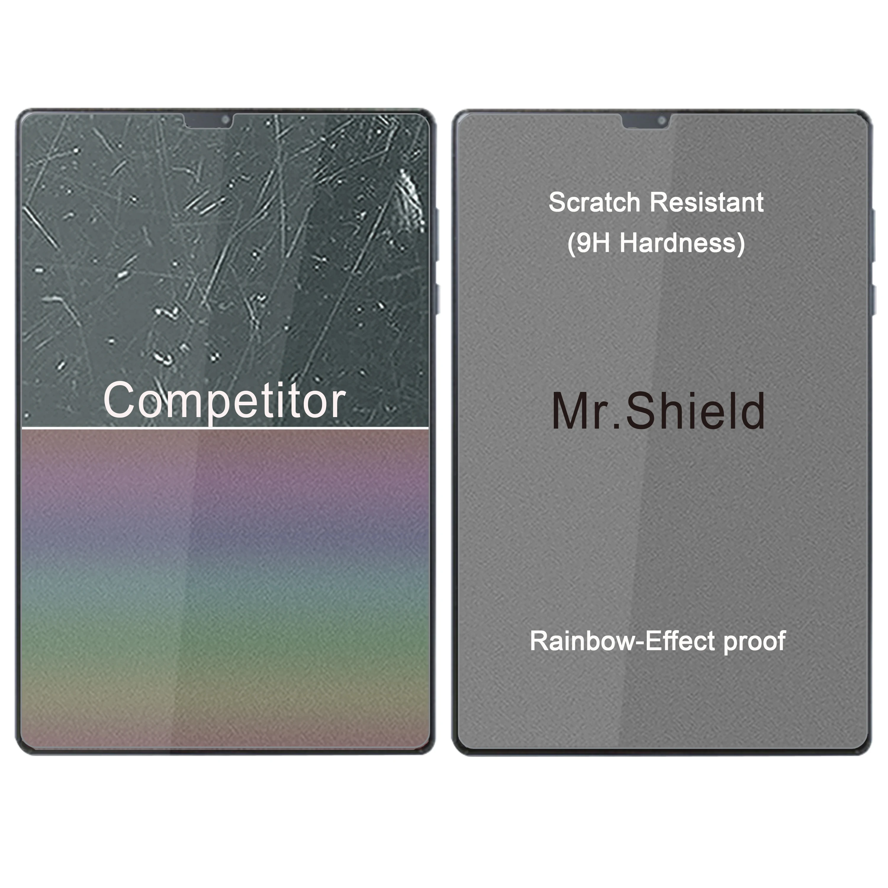 Mr.Shield [2-PACK] Screen Protector For Lenovo TAB6 (A101LV) Tablet [Tempered Glass] [Japan Glass with 9H Hardness]