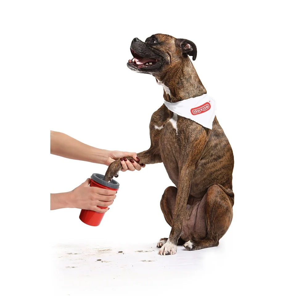 Portable Pet Paw Washer with Soft Rubber Bristles