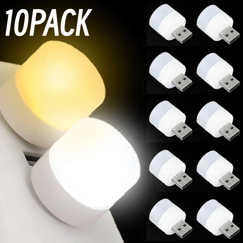 Led lamp Mini night light Mini portable USB LED bedroom reading lamp