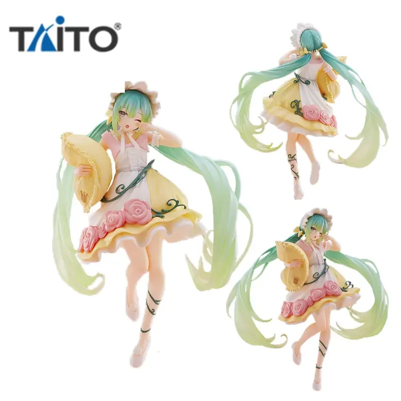 taito-genuine-fairyland-sleeping-beauty-anime-figure-hatsune-miku-action-figure-toys-for-kids-gift-ornamenti-modello-da-collezione