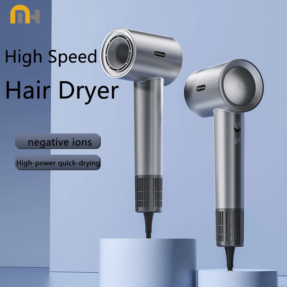 Hair Dryer High-Speed Hairdryer Hot Cold Wind Air Brush Strong Power Dryer Salon Tool 1600W Quick Drying Professional Hair Dryer