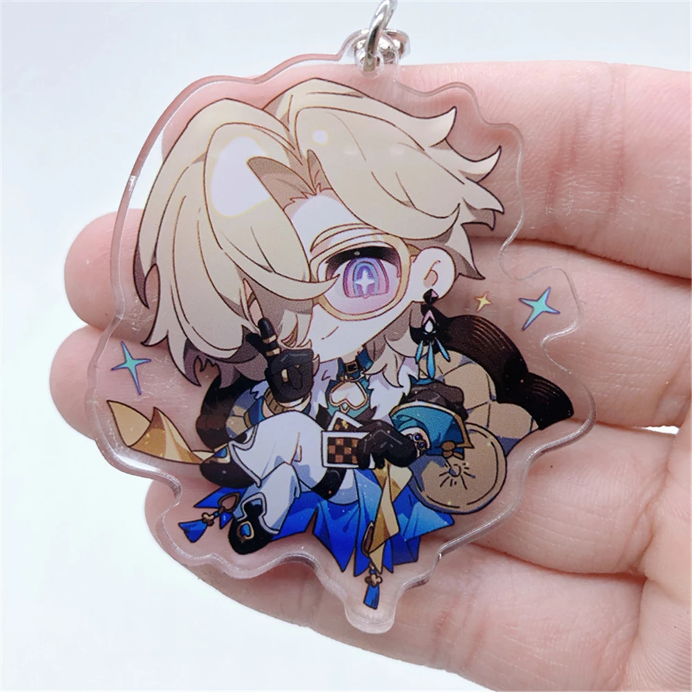 Game Honkai: Star Rail Robin Aventurine Acheron Cosplay Accessories Keychain Game Key Chain Pendant Cartoon Badge lovely Gifts anime ornament