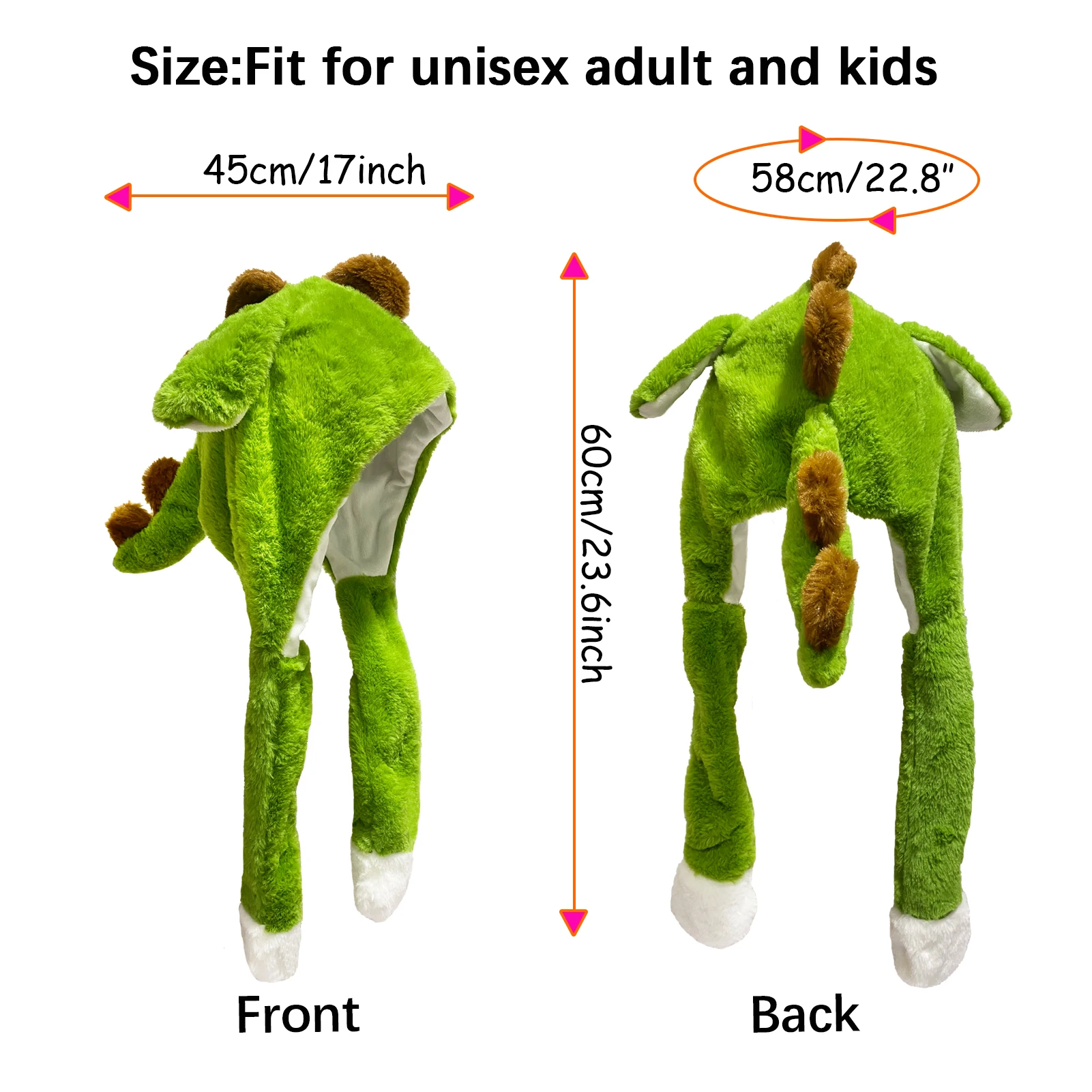 Plush Hat Toys Party Supplies For Kids Adult Halloween Christmas Gift