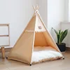 Pet Dog Cat House Bed with Thick Cushion for Cats Medium and Small Dogs Puppy Deep Sleeping Indoor Soft Canvas Pet Supplies 4