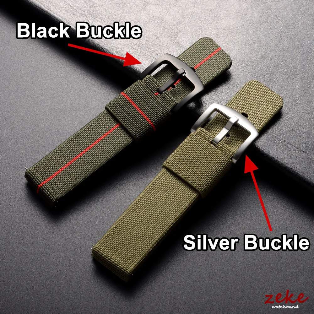 Nylon Braided Sport Watch Strap with Quick Release