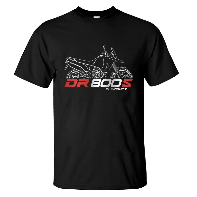 2024 Men T Shirt Casual T-shirt Suzukis DR 800 Graphic Summer Short Sleeves 100% Cotton S-3XL Cool Tee