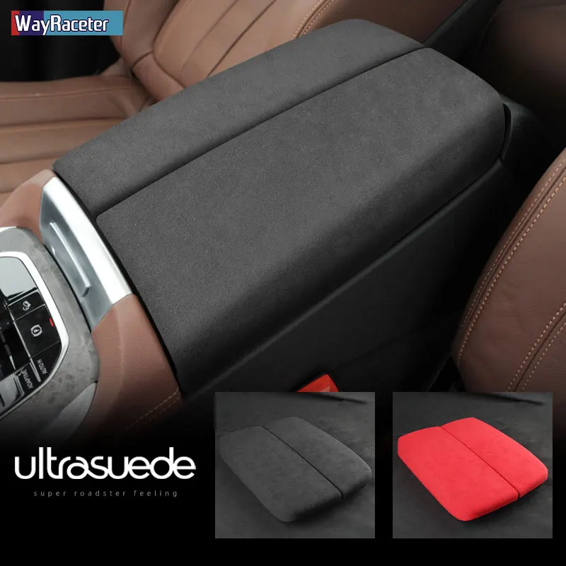 

Покрытие Ultrasuede для интерьера автомобиля, подлокотника, панели, отделки, наклейки для BMW X5 G05 M F95 2019 2020 2021 2022 M Performance