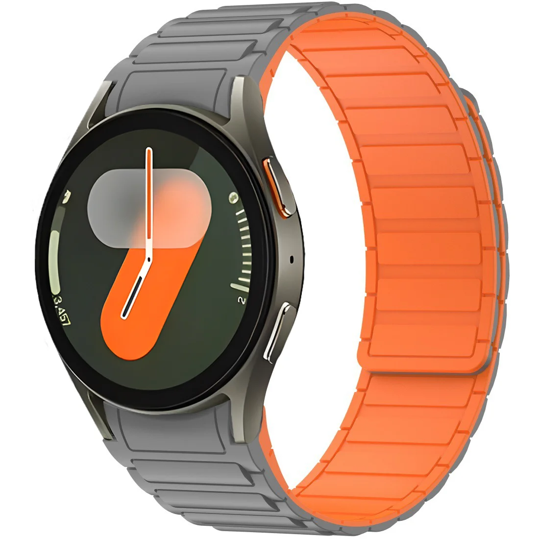Enhanced Magnetic Silicone Strap - No Gaps, Comfortable Fit