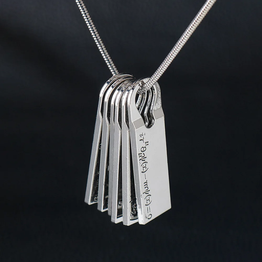 Cosplay Necklace Superhero Cosplay Necklace Superhero Necklace Game Death Stranding Necklace For Men Metal Norman Reedus Fomulas Pendant Necklace Fashion Jewelry