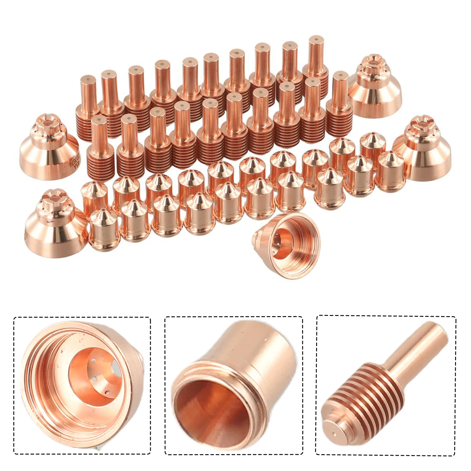 

Nozzle Tips Welding Manufacturing 220669 220671 220674 45*/set 45pcs Electrode Equipment Parts Plasma Portable