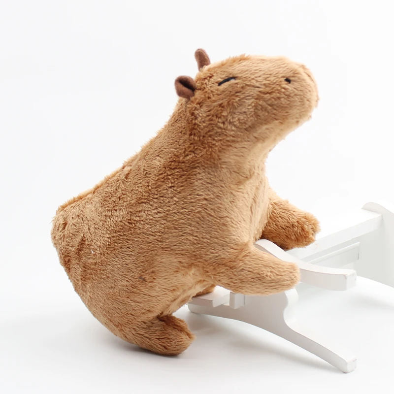 Simulation Capybara Plush Stuffed Animals Plush Toy Soft Dolls Real Life Capybara Dolls Kids Toys Peluche Christmas Gift 18cm 3