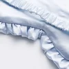 Silk Ruffle Sleep Eye Mask Soft Sleeping Eye Covers Multicolor Night Dream Blackout Eye Patches for Woman Man to Sleep Better 3