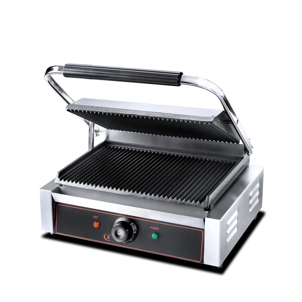 Hot Sale Commercial Electric Contact Grill Sandwich and Beef Toasting Machine 3