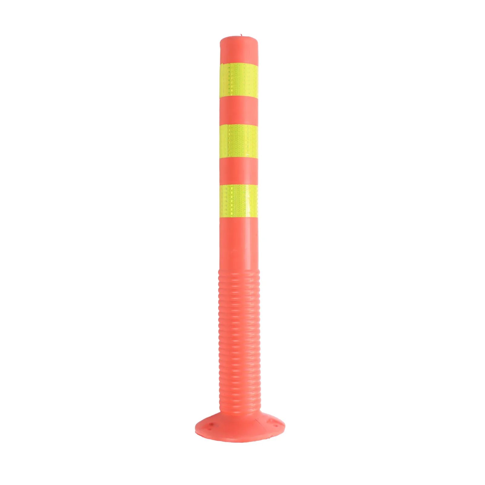 Security Road Post Practical High Hardness Bright Color Traffic Delineator Post 75cm Stable Base Multifunctional for Outdoor