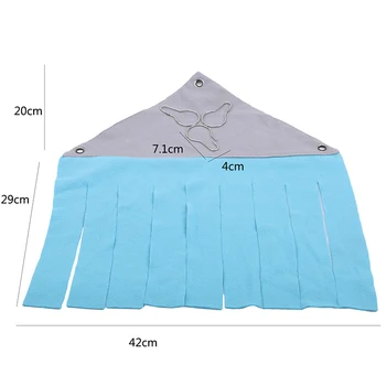 Tassel Strip Pet Tent Hideout Hideaway Guinea Pig Hamster Hedgehog Hammock Curtain Small Pets Hanging Bed Corner Nest Mat House 6