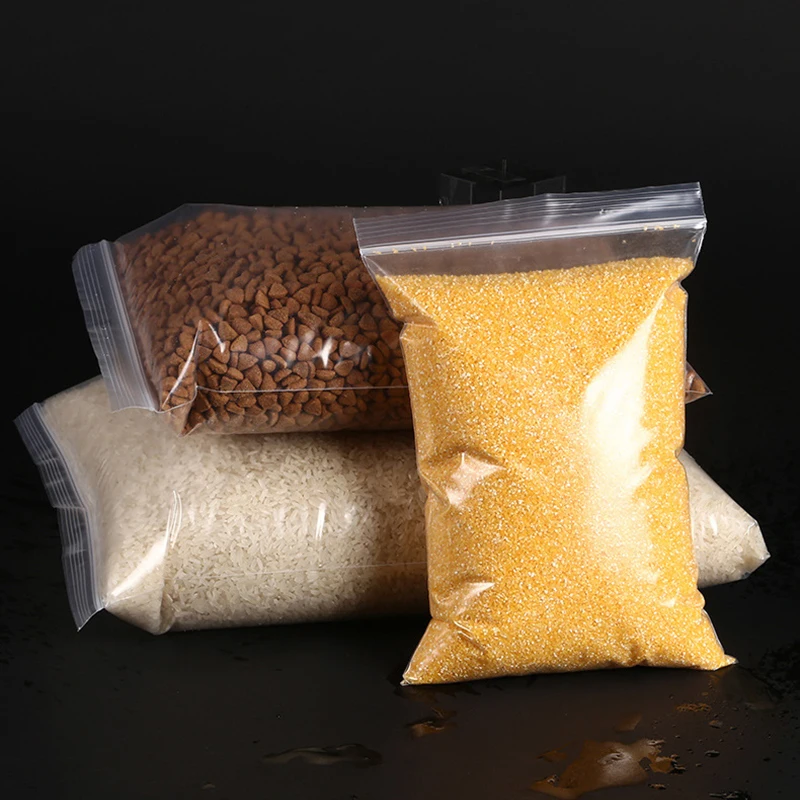 TETP 25Pcs Large Size Transparent Ziplock Plastic Bags Coat Sweater Blanket Packaging Storage Reclosable Food Seal Supplies 2
