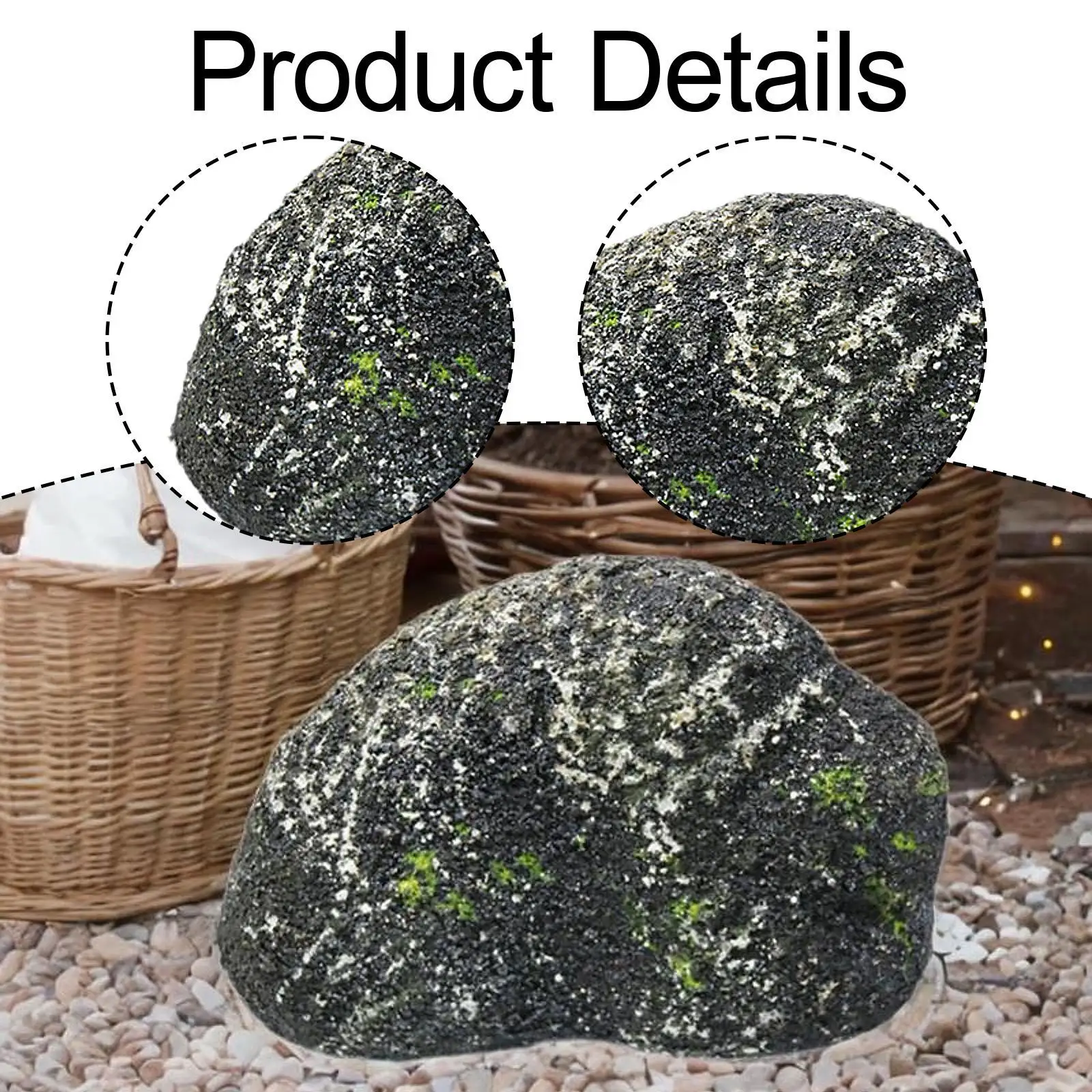 Landscape Rock Lightweight Decorative Artificial Stone for Micro Landscape Decor