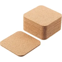 10Pcs Natural Round Wooden Coaster Slip Slice Cup Mat Tea Coffee Mug mat Drinks Holder for DIY Tableware Placemat Decoration 5
