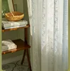 1PC Lace Curtain Gauze Curtain Retro Literary Small Fresh Pastoral Style Window Screen Bay Window High-end 5