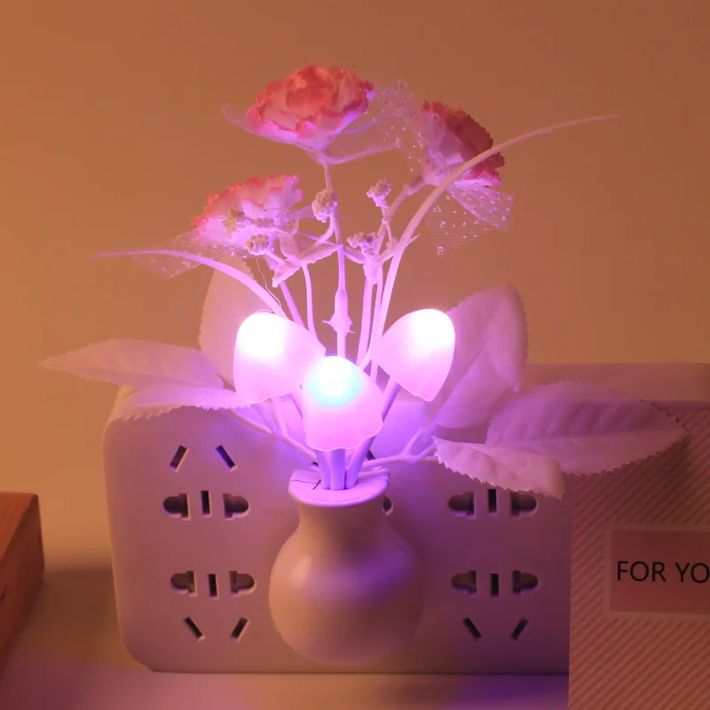 

Novelty Color Night Light US/EU Plug Induction Dream Mushroom Fungus Luminaria Lamp 220V LED Mushroom Lamp led night lights