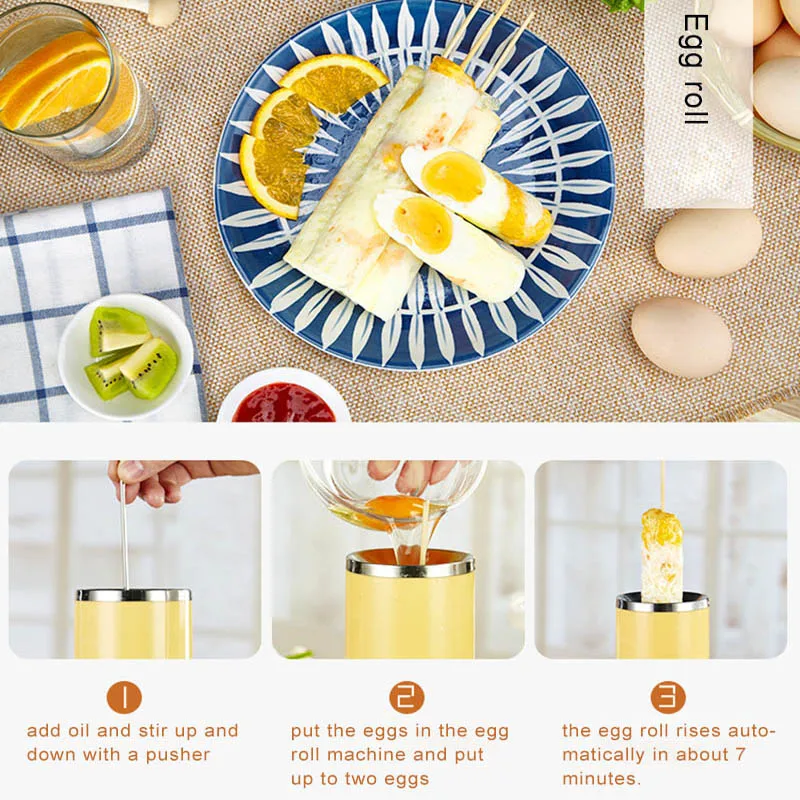 Automatic Rising Sausage Roller Boiler Machine Household Mini Electric Egg  Boiler Cup Multifunction Breakfast Omelette Maker - AliExpress