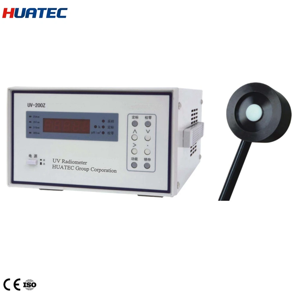 Ultraviolet radiation meter with UV365&UV254 probe UV-200Z optical ultraviolet uv band pass filter central wavelength 616nm with mount filter for fluorescent various inspection instrument