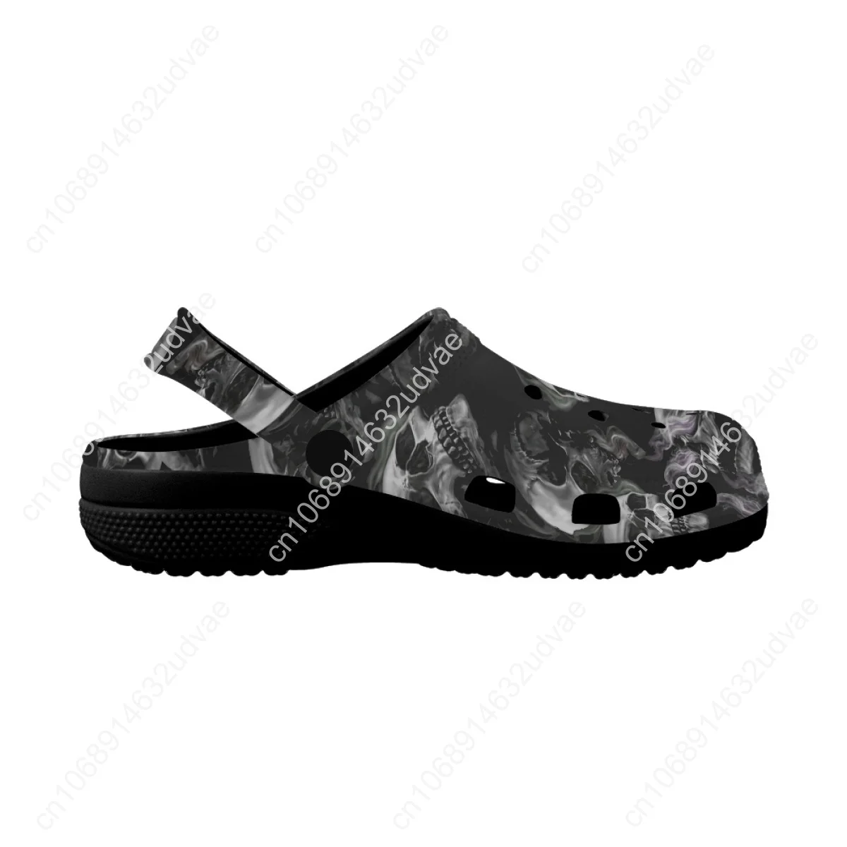 Girls Slippers Flats Casual Summer Shoes Fashion Skull Design Lightweight Breathable Girls Slippers Home Garden Shoes Comfort