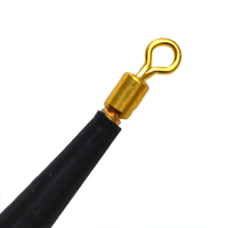 Fishing Float Fishing Gear Block Rotation Drift Fishing Floats Accessory Bobber Copper+ Rubber Tools 10/20/50Pcs