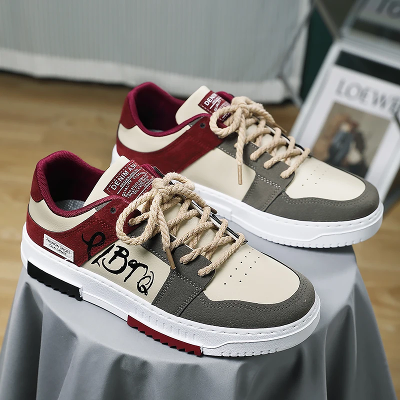 Men's shoes Spring and Autumn new board shoes breathable casual shoes Korean version of all trend sports youth flat shoes 2