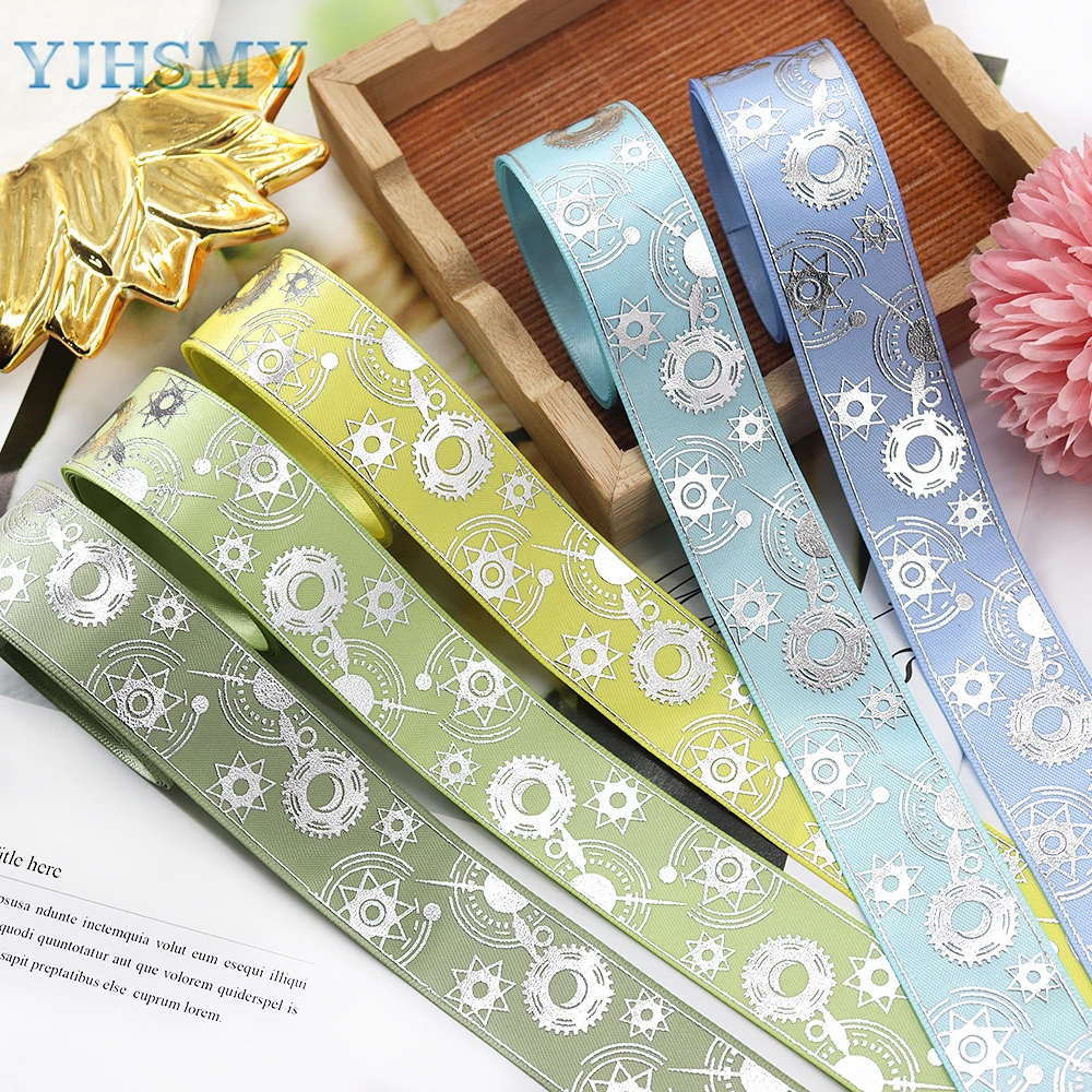 Glitter Silvery Flower Grosgrain Ribbon 1-1/2 Inch Bow Floral accessories  Print Ribbon for Gift Wrapping Baby Shower Birthday - AliExpress