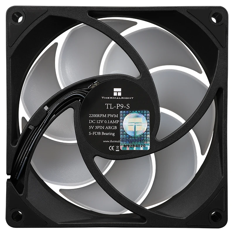 THERMALRIGHT TL-P9-S ARGB Case Fan, 90mm 2200RPM Low Noise PWM ARGB Synchronous Control - Image 3