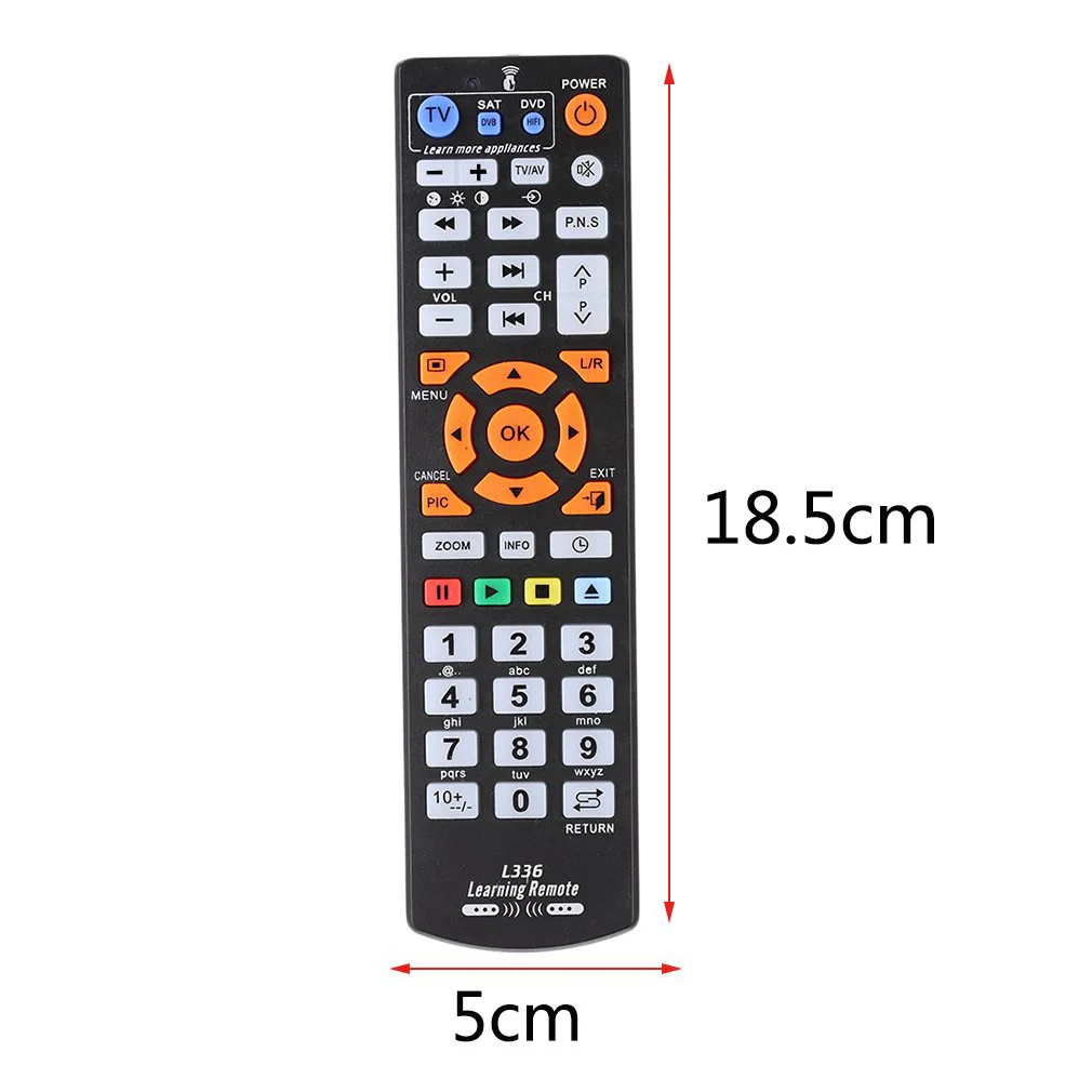 Enhanced Universal IR Learning Remote Control with Smart Features and Learn Function