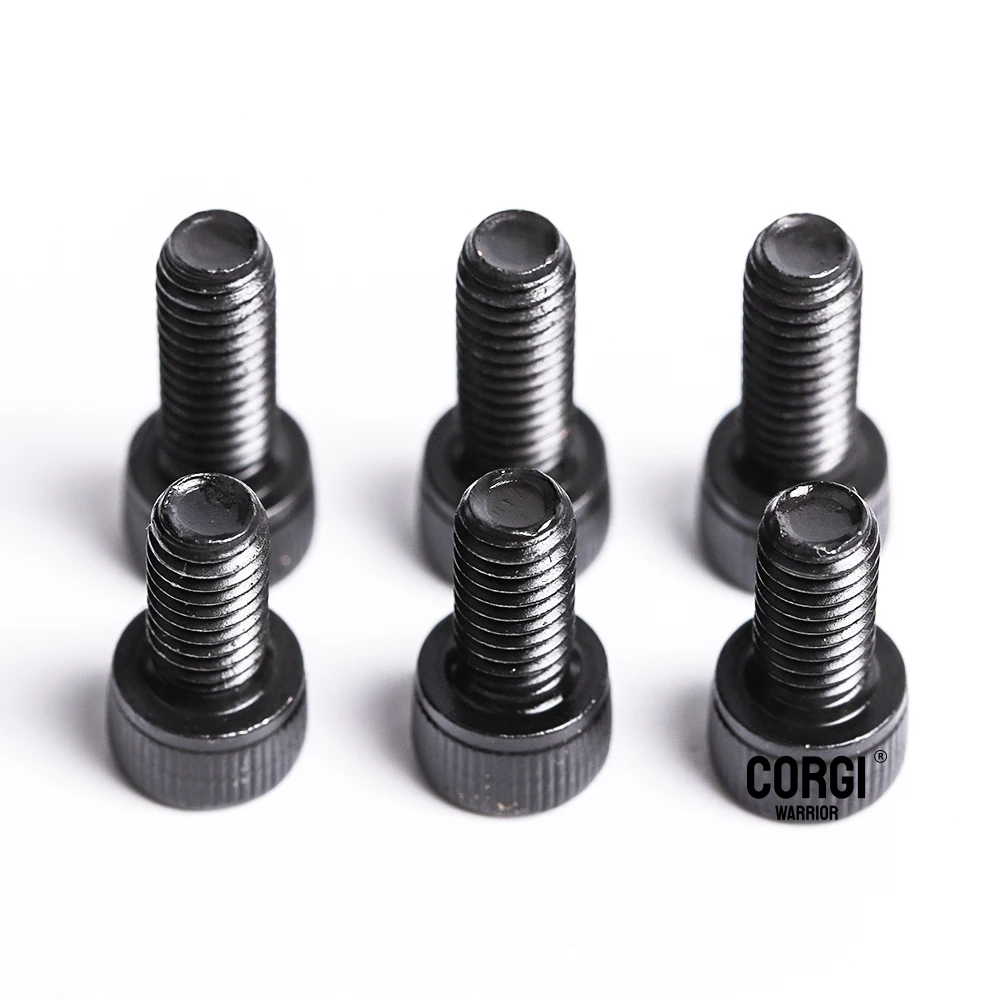 Hex Socket Screw 1140 Black Steel Socket Head Hex Round Cap Screws Set M2 M3 M4 M5 M6 Grade 12.9 DIN912 Allen Bolts Nuts Assortment Kit Tool Box