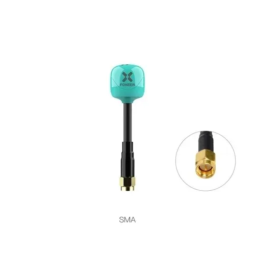 Antenne FPV RHCP avec connecteur UFL, câble fin et souple mesurant 9.5 à 16.5 cm, idéale pour drone.