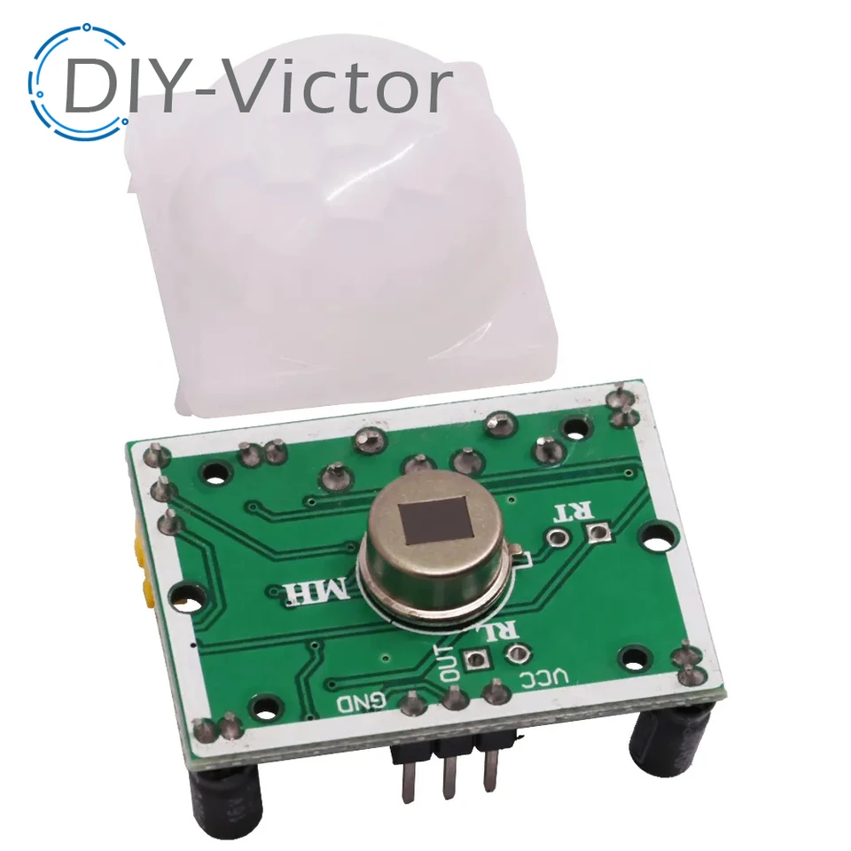 HC-SR501 SR505 SR602 SR301 Regola Il Modulo Rilevatore Sensore Di Movimento PIR A Infrarossi Piroelettrico IR - Foto 14