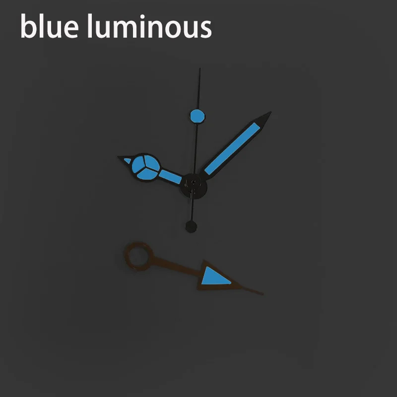 Watch Accessories Movement Hands Hours, Minutes and Seconds, GMT Pointer, with Blue Luminous for 8215/3804/2813 Movement