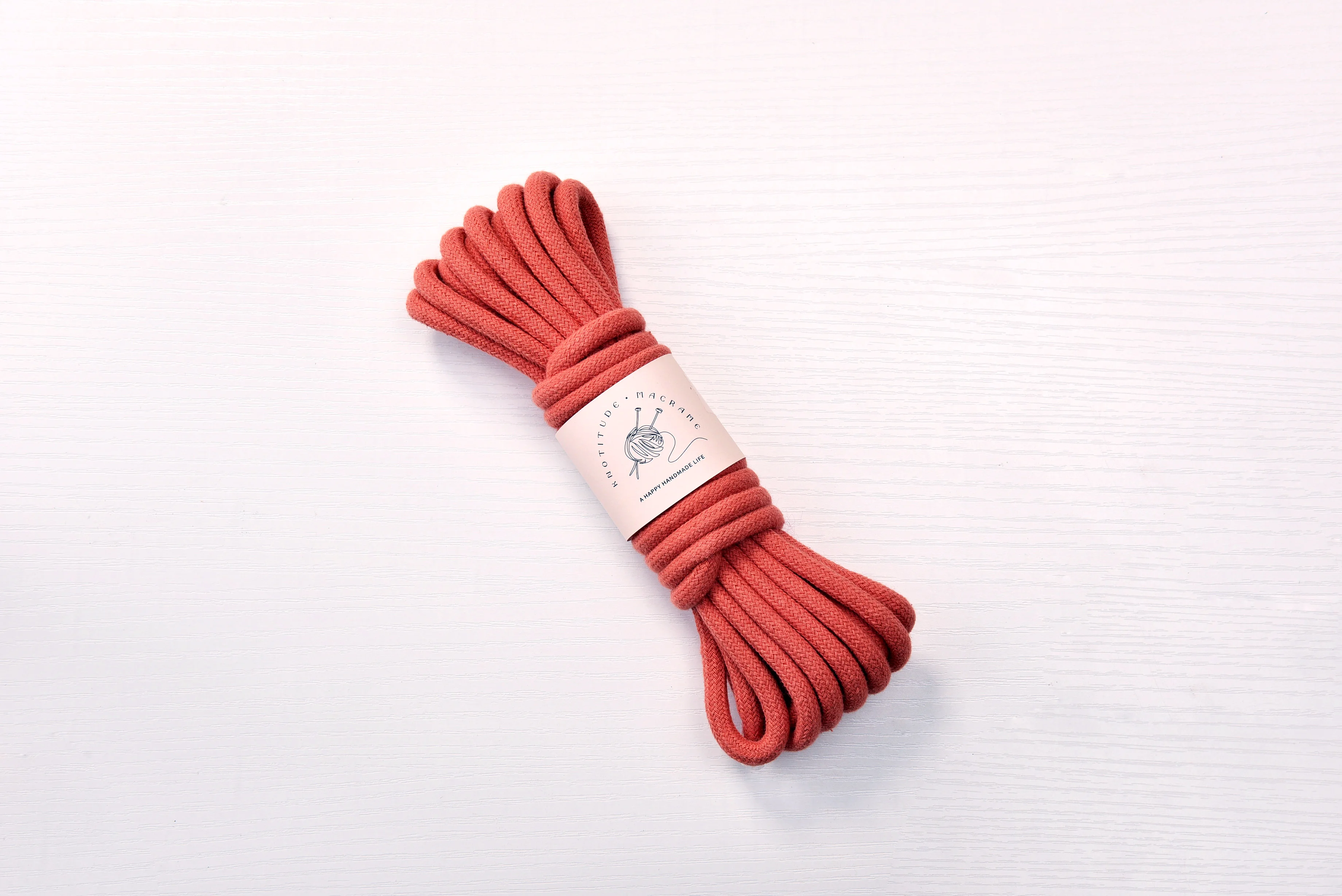 Vibrant 6mm Cotton Braid Cord - 5 Meters