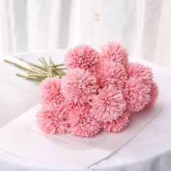 Elegant Artificial Hydrangea Bouquet for Home and Wedding Decor (Pink)