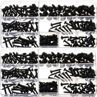 210ชิ้น M3.5 M2.9 M4.2 M4.8สีดำออกไซด์ฟิลลิปส์สกรูชุดเครื่องสแตนเลสหัวกลมประกับตัวยึด 1