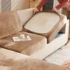 Luxury Velvet Sofa Covers Super Soft Sofa Seat Cushion Covers Solid Living Room Stretch Sofa Couch Case Home Decor Washable Pets 5