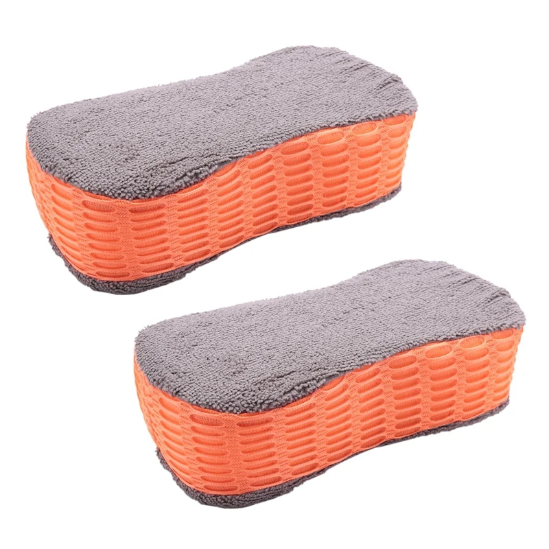 

2X New Car Wash Sponge Thick Absorbent Sponge Car Window Motorcycle Household Cleaning